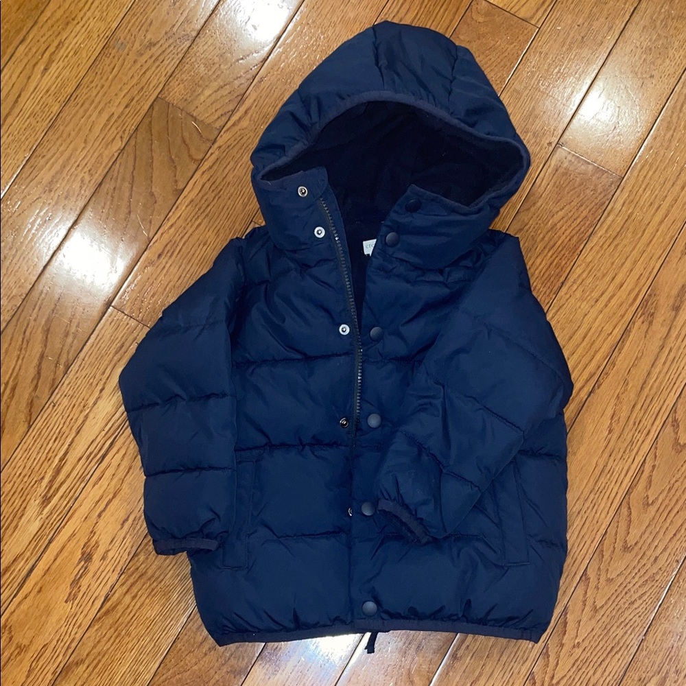 Crewcuts Dark Blue Kids Puffer Coat